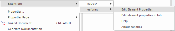 Access from project browser